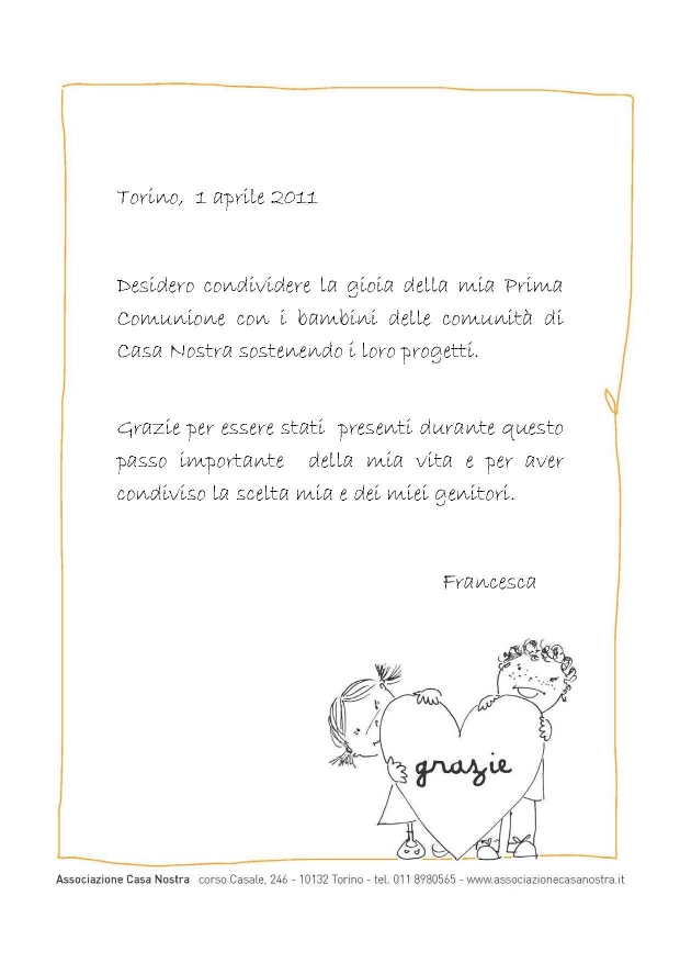 pergamena comunione